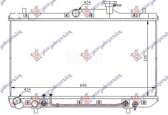 HLADNJAK MOTORA 1.3/1.5/1.6 (A za Hyundai Accent od 2000. do 2027. god.