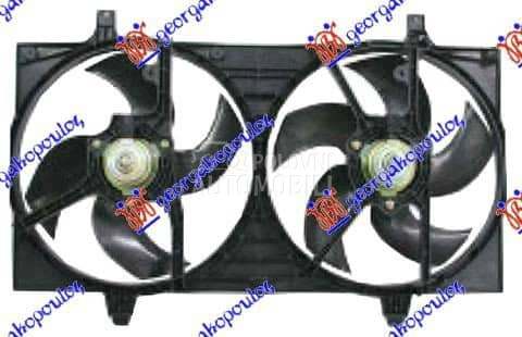 VENTILATOR (DUPLI) KOMPLET (BE za Nissan Almera od 2000. do 2027. god.