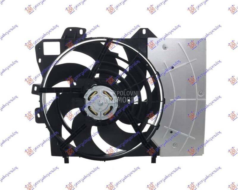 VENTILATOR KOMPLET (1 KONEKTOR za Citroen C3 od 2000. do 2027. god.