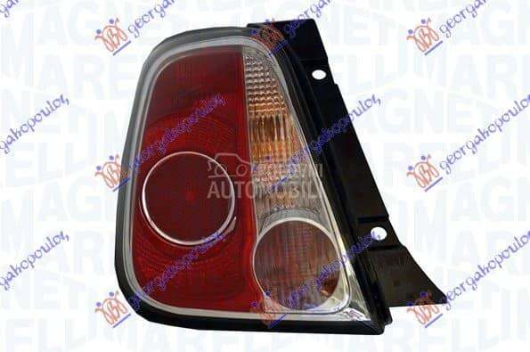STOP LAMPA (CRNI OKVIR) (SPORT za Fiat 500 od 2000. do 2027. god.