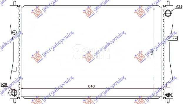 HLADNJAK MOTORA 1.5 CDi (640x4 za Mitsubishi Colt od 2000. do 2027. god.