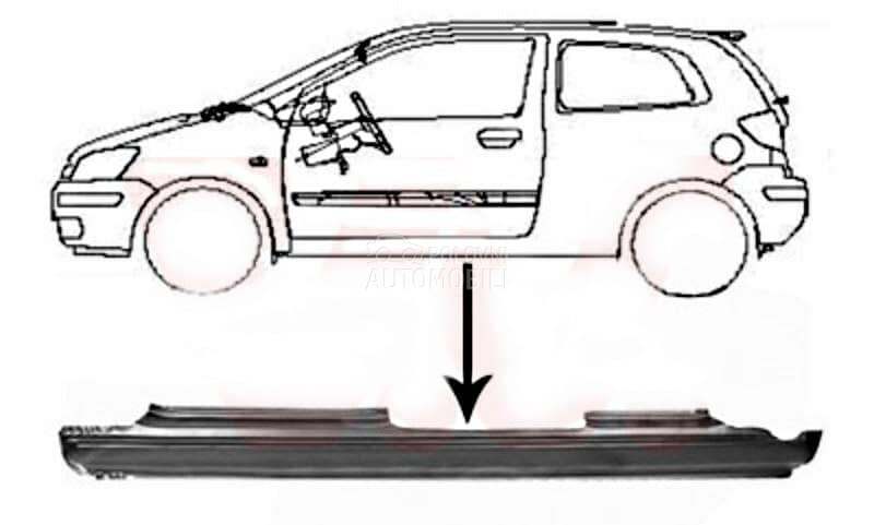 SAJTNA 5 VRATA - GETZ (TB) za Hyundai Getz od 2000. do 2027. god.