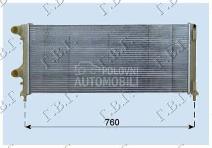 HLADNJAK MOTORA 1.3/1.9cc JTD za Fiat Doblo od 2000. do 2027. god.