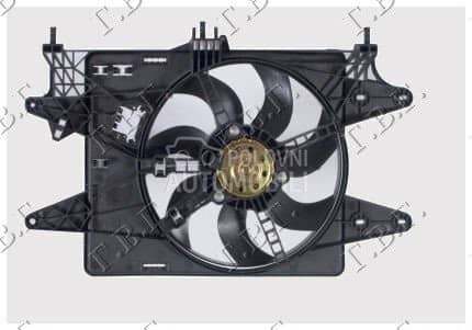 VENTILATOR KOMPLET (1.4 BENZIN za Fiat Doblo od 2000. do 2027. god.