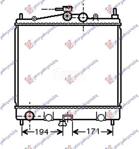 HLADNJAK MOTORA 1.0/1.2/1.4/1. za Nissan Micra od 2000. do 2027. god. - 024406300