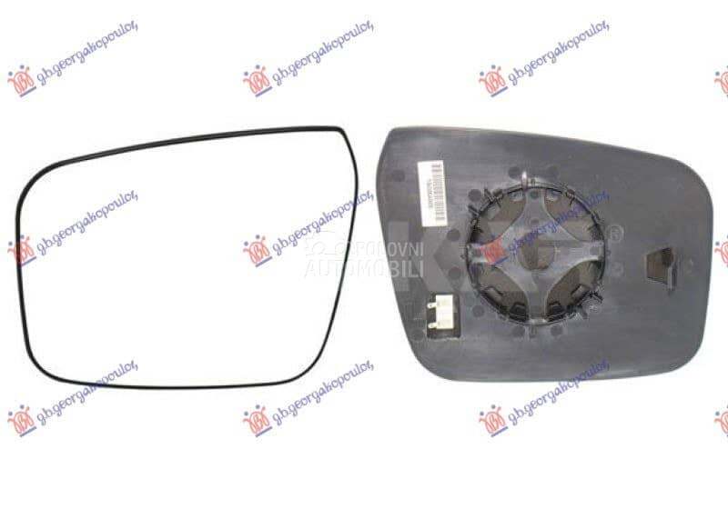 STAKLO RETROVIZORA SA GREJACEM za Nissan Navara od 2000. do 2027. god.