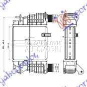 HLADNJAK INTERKULERA 1.2 TCE B za Nissan Note od 2000. do 2027. god.