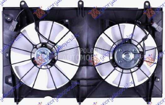 VENTILATOR (DUPLI) KOMPLET (2. za Honda Accord od 2000. do 2027. god.