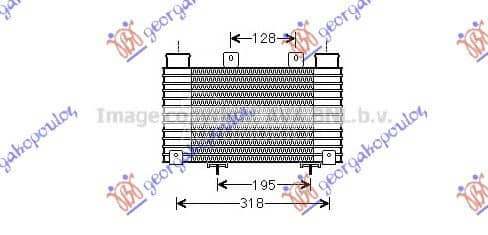 HLADNJAK INTERKULERA 2.5-3.0 T za Ford Ranger od 2000. do 2027. god.