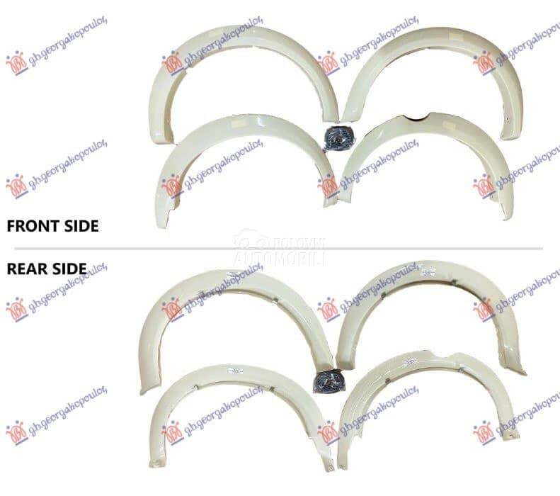 RUB PLASTICNI BLATOBRANA (PRED za Mitsubishi L200 od 2000. do 2027. god.