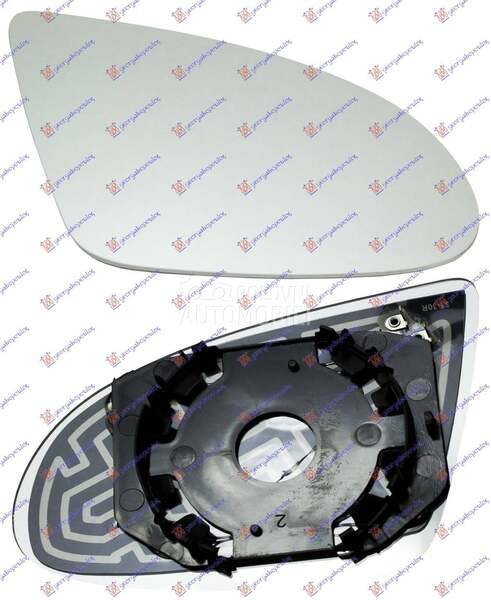 STAKLO RETROVIZORA SA GREJACEM za Audi A2 od 2000. do 2027. god.