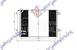 HLADNJAK KLIME 1.6 16v Fsi/2.0 za Volkswagen Passat od 2000. do 2027. god.