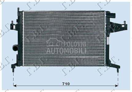 HLADNJAK MOTORA 1.4/1.8 (MAN) za Opel Tigra od 2000. do 2027. god.