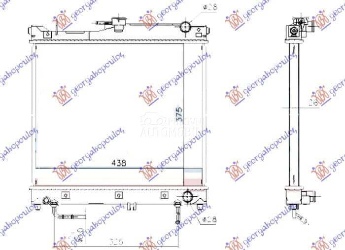 HLADNJAK MOTORA 1.3 BENZIN (AU za Suzuki Jimny od 2000. do 2027. god.
