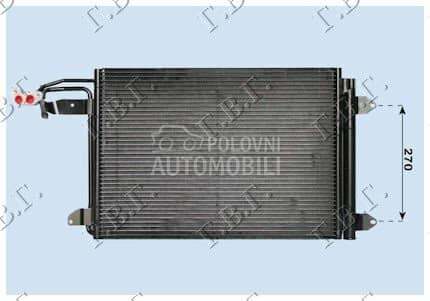 HLADNJAK KLIME BENZIN/DIZEL (5 za Volkswagen Golf Plus od 2000. do 2027. god.