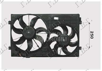 VENTILATOR (DUPLI) (BENZIN/DIZ za Seat Toledo od 2000. do 2027. god.