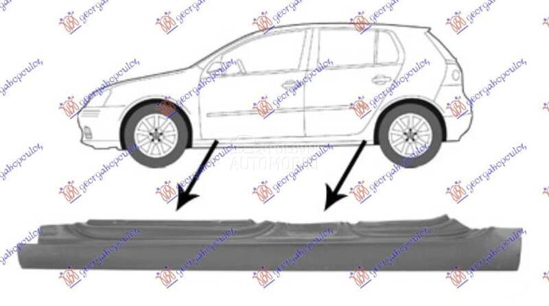 SAJTNA 5 VRATA - GOLF V (1K1) za Volkswagen Golf od 2000. do 2027. god.