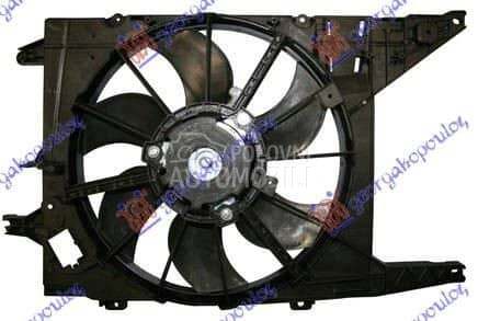 VENTILATOR KOMPLET (BENZIN/DIZ za Dacia Logan od 2000. do 2027. god.