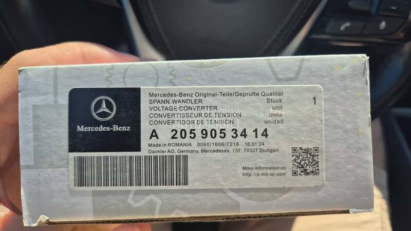 Konverter napona za Mercedes Benz GLC 220, GLC 250, GLC 350 ... od 2017. do 2026. god.