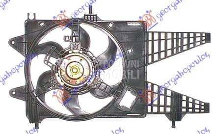 VENTILATOR KOMPLET (1.3 MULTIJ za Fiat Punto od 2000. do 2027. god.