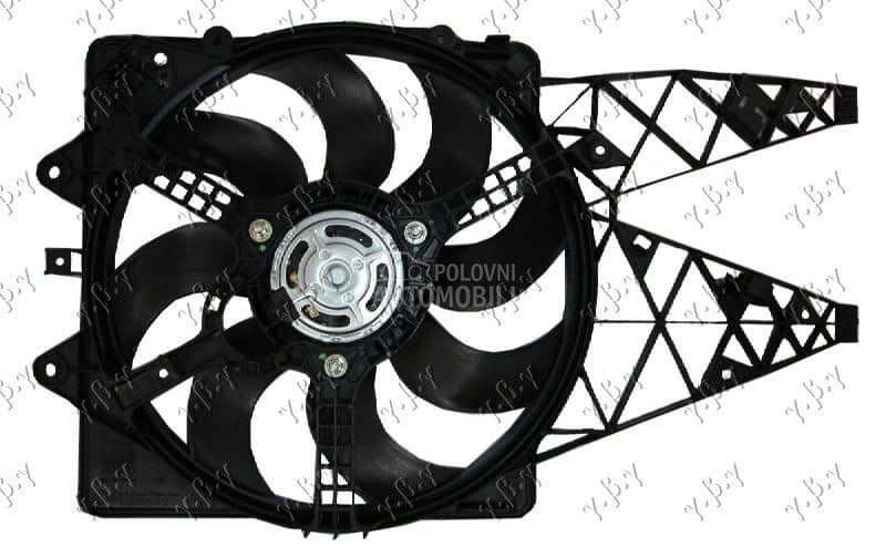 VENTILATOR KOMPLET (1.3DM-JET/ za Fiat Grande Punto od 2000. do 2027. god.