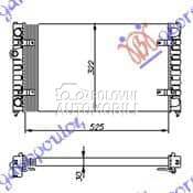 HLADNJAK MOTORA 1.4/1.6 BENZIN za Seat Ibiza od 2000. do 2027. god.