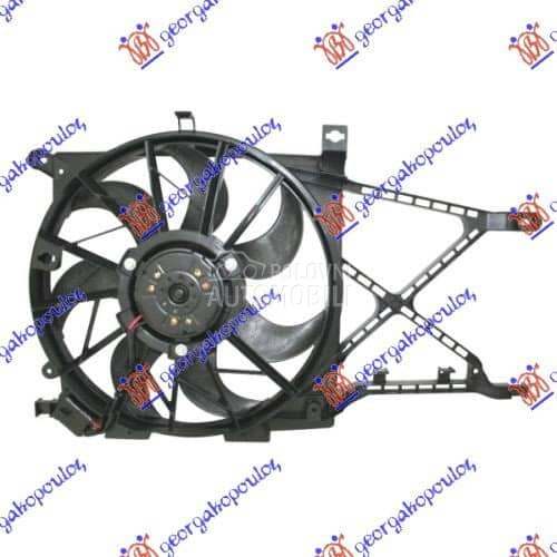 VENTILATOR HLADNJAKA KOMPLET ( za Opel Astra H od 2000. do 2027. god.