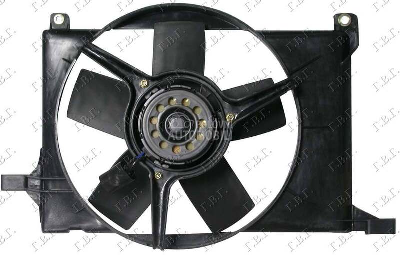 VENTILATOR HLADNJAKA KOMPLET ( za Opel Combo od 2000. do 2027. god.