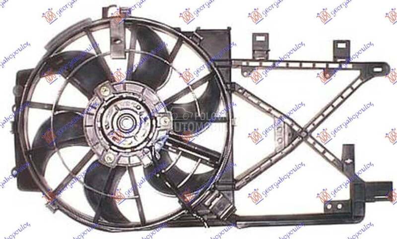 VENTILATOR HLADNJAKA KOMPLET ( za Opel Vectra B od 2000. do 2027. god.