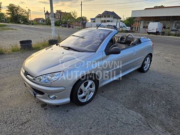 Peugeot 206 1.6, 3.599 €, 2006. Kabriolet/Roadster, Benzin | 1587 cm3, 143.250 km, 80kW (109 KS), Automatski / poluautomatski, 2/3 vrata, 4 sedišta, Kraljevo