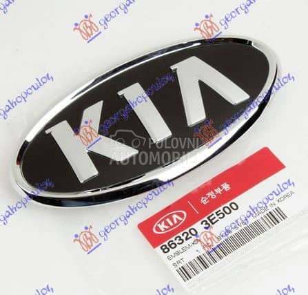 ZNAK NA PVC MASCI - (O) - SORE za Kia Sorento od 2000. do 2027. god.