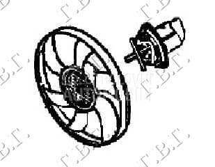VENTILATOR HLADNJAKA KOMPLET ( za Renault Megane od 2000. do 2027. god.