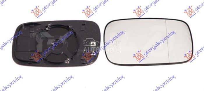 STAKLO RETROVIZORA SA GREJACEM za Volkswagen Caddy od 2000. do 2027. god.