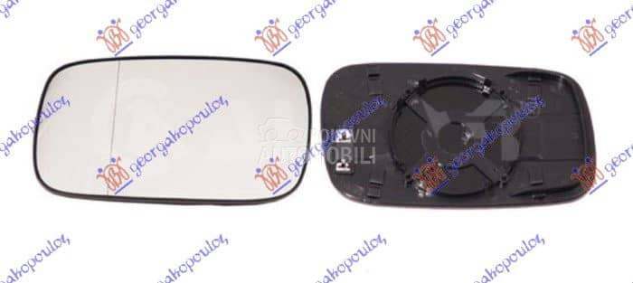 STAKLO RETROVIZORA SA GREJACEM za Volkswagen Caddy od 2000. do 2027. god.