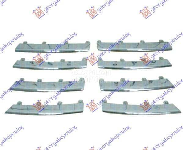LAJSNA PVC MASKE HROM (SET) - za Volkswagen Jetta od 2000. do 2027. god.