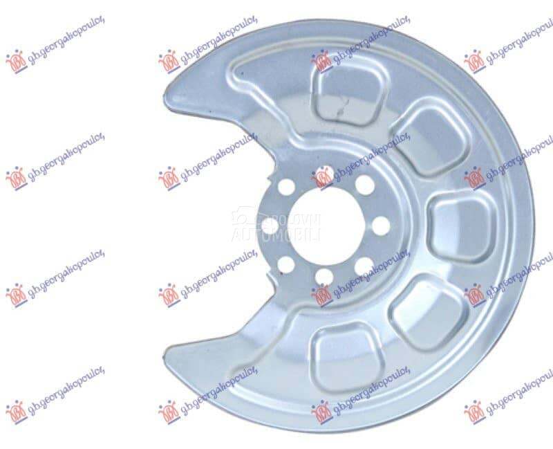 ZASTITA ZADNJEG KOCIONOG DISKA za Volkswagen Caddy od 2000. do 2027. god.