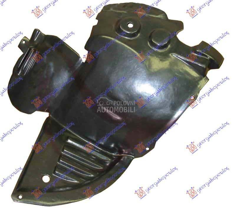 POTKRILO (PREDNJI DEO) PLASTIC za Renault Kangoo od 2000. do 2027. god.