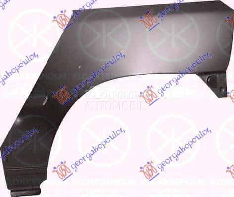 RUB 2 VRATA - CLIO I (B C57/5 za Renault Clio od 2000. do 2027. god.