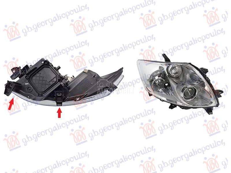 FAR ELEKTRICNI HROM (VALEO TIP za Toyota Auris od 2000. do 2027. god.