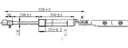 AMORTIZER GEPEK VRATA KARAVAN za Subaru Outback od 2000. do 2027. god.
