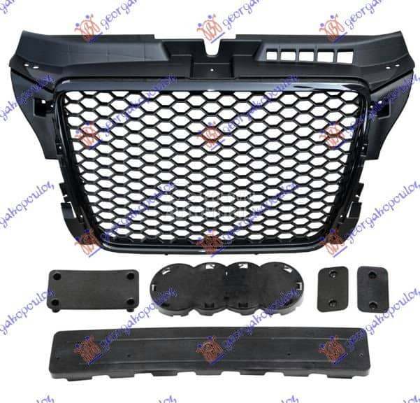 PVC MASKA CRNA 10- (RS LOOK) - za Audi A3 od 2000. do 2027. god.