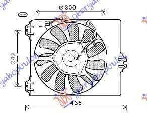 VENTILATOR (1.9 JTD-DDiS) - SX za Suzuki SX4 od 2000. do 2027. god.