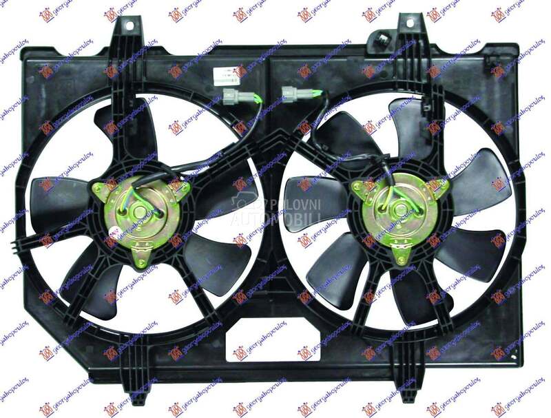 VENTILATOR (DUPLI) KOMPLET (BE za Nissan X-Trail od 2000. do 2027. god. - 085506440