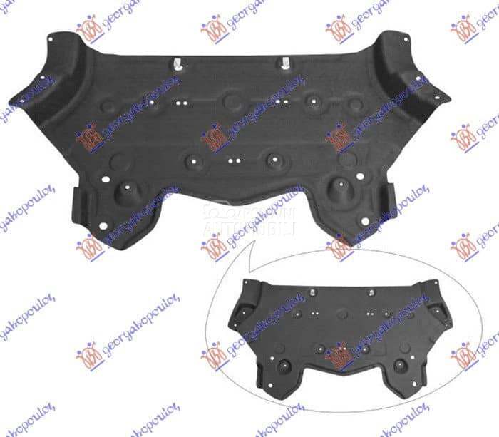 ZASTITA MOTORA PLASTICNA (M50d za BMW X5 od 2000. do 2027. god.