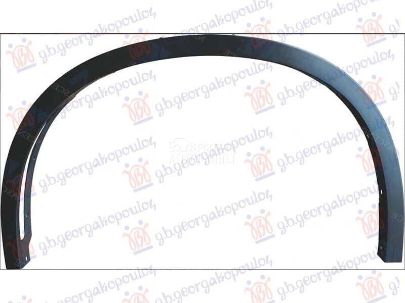 RUB PLASTICNI PREDNJEG BLATOBR za BMW X5 od 2000. do 2027. god.