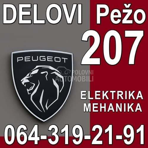 DELOVI za Peugeot 207