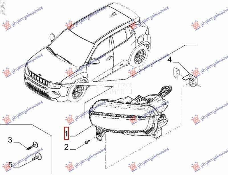 FAR (O) - AVENGER - (J2) za Jeep Avenger od 2000. do 2027. god.