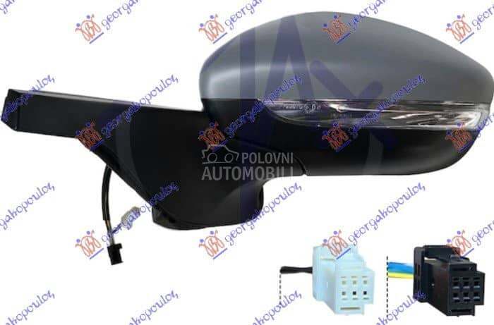 RETROVIZOR ELEKTRICNI SA GREJA za Citroen C3 od 2000. do 2027. god.
