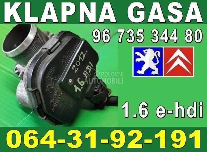 1.6 e-hdi KLAPNA GASA Pežo za Peugeot 208, 308, 1007 ...