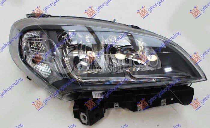 FAR ELEKTRICNI CRNI (H7/H7) (T za Fiat Doblo od 2000. do 2027. god.